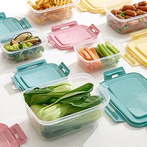 코멕스 파스텔간편용기 1.3L 외 밀폐용기 보관 냉장고 반찬통