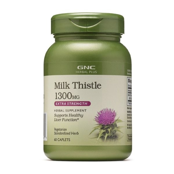 지엔씨 밀크씨슬 엑스트라 스트렝스 1300mg 60캡슐 실리마린 미국직구