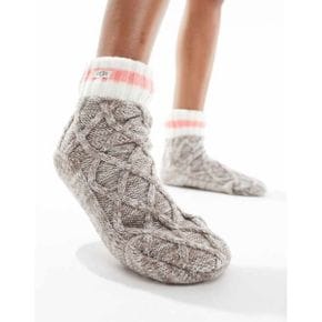 5095262 UGG Deedee fleece lined socks in gray