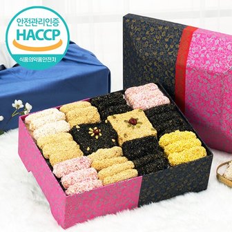  [웰굿]HACCP 강릉 명품 수제전통한과 4단 선물세트 3B3kg+선물박스,보자기포장