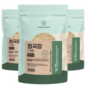 청국장 분말 가루 500g 3팩