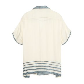 보디  MRF23SH047 CREAM BLUE 남성 반팔 셔츠