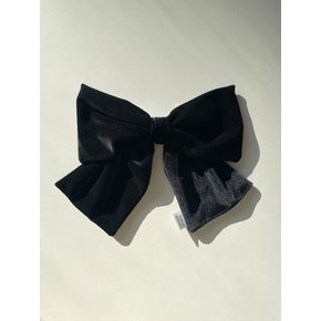 [단독] midnight ribbon pin - black (2color)