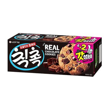  롯데 칙촉 6+2입 120g 15각