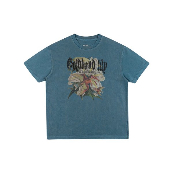 Goldband lily 피그먼트 반팔 티셔츠(4color)