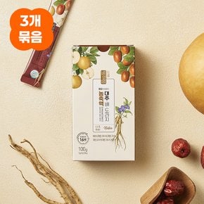 [3개 묶음] 목에 좋은 국내산 대추 배도라지 농축액 스틱 차 총 30봉