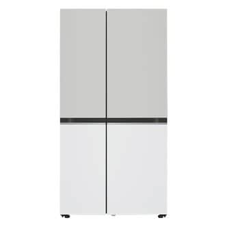 LG [LG전자공식인증점] LG 디오스 냉장고 오브제컬렉션 S634MGW12Q (652L)(희망일)