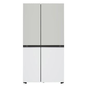 LG [공식] LG 디오스 냉장고 오브제컬렉션 S634MGW12Q (652L)(희망일)