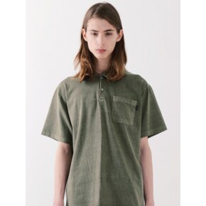 PIGMENT POCKET PK TSHIRTS (OLIVE)