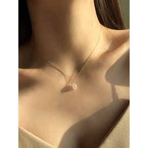 White Moonstone necklace [silver925]