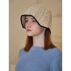 Triple Cable Knit Bucket Hat (6 Colors)