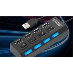 4구 USB 멀티허브 핸드폰 게임기 노트북 휴대폰 고급형 컴퓨터용품