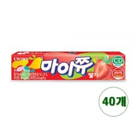 크라운 마이쮸 딸기 44g x 40개 젤리 카라멜