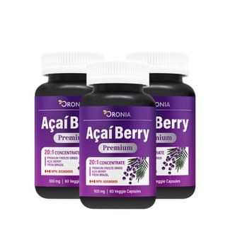  캐나다 오로니아 아사이 베리 프리미엄 Acai Berry Premium 60캡슐 3개