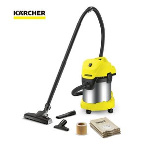 업소용 건습식 청소기 WD3 Premium 17L/스테인레스바디