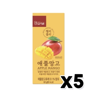  애플망고 젤리블리 디저트간식 60g x 5개