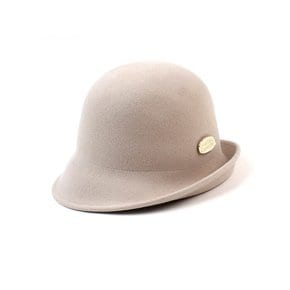 French Wool Ivory Cloche Hat 울페도라