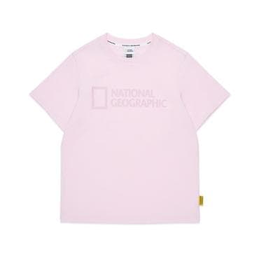 내셔널지오그래픽키즈 K255UTS030 빅로고 반팔티 LPINK