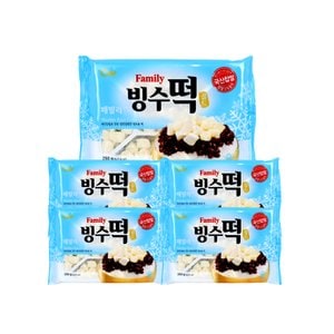 너만아는과자점 CW 청우 빙수재료/ 패밀리 빙수떡 골드 250g x 5개