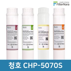 청호나이스 CHP-5070S 고품질 정수기 필터 호환 1년 세트