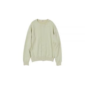 오라리 24 HEAVY BD SWEAT CARDIGAN LIGHT GREEN (A24SC02BU) (헤비 스웨트 가디건)