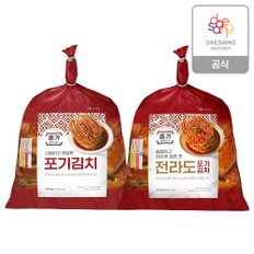 종가집 종가 포기김치 중부식/전라도식 2.8kg 골라담기