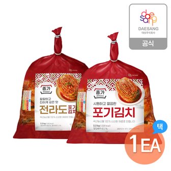 종가집 종가 포기김치 중부식/전라도식 3.3kg 골라담기