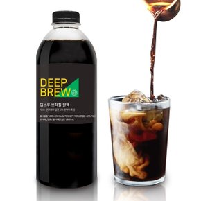 딥브루 콜드브루잉 커피 원액 브라질 1L