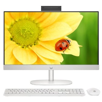 HP [공식] 24-cr0003KL Max i3-1315U 컴퓨터 저렴한 인강 영화 감상 올인원 사무 업무용 일체형 PC