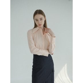 BIG COLLAR SHIRT / PINK