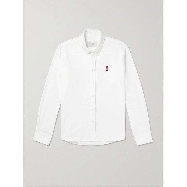 로고 자수 코튼 옥스포드 버튼다운 칼라 셔츠 1647597340282865