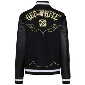 24SS 오프화이트 자켓 OWEK006S24FAB0041010 BLACK