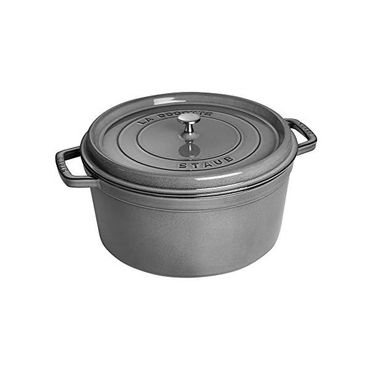  독일 스타우브 무쇠냄비 Staub Round Casserole Dish with Lid grey 1345110