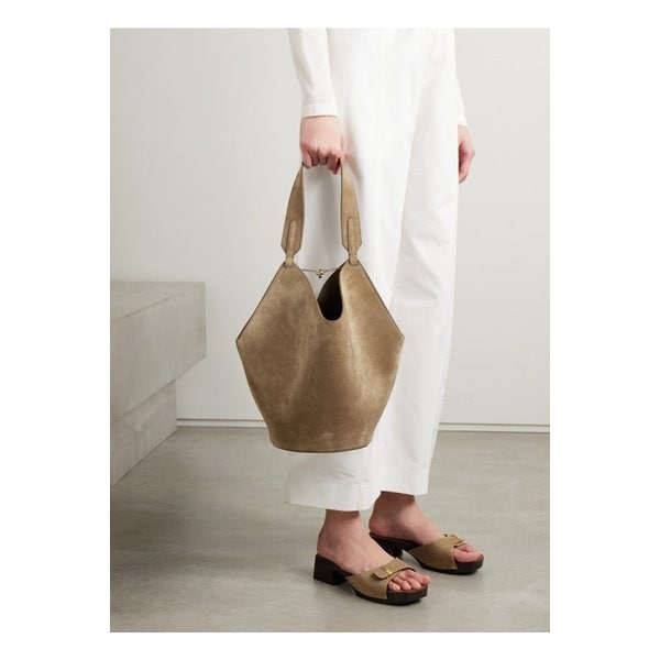 케이트 로터스 스몰 스웨이드 토트 베이지 46376663162859108