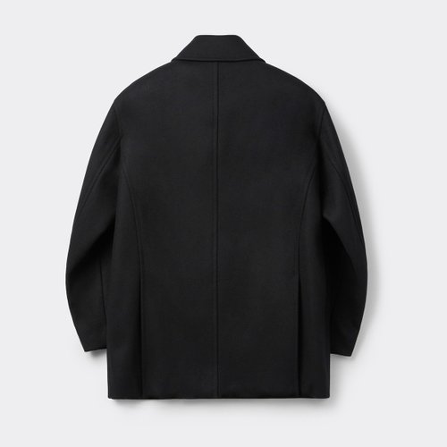 블랙 울 피코트 CWCAW25813BKX