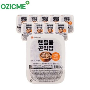 렌틸콩곤약밥 즉석밥 150gx12개 대신곤약 밥맛은 그대로 칼로리는 반으로