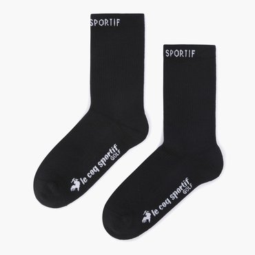 르꼬끄골프 2025 F/W 여성 로고포인트 크루 삭스  GQ322LSO82