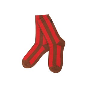[크랙앤칼] 여성 컬러 블로킹 중목양말  C263LAS752 BROWN
