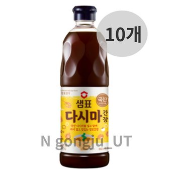  샘표 조림 찜 볶음 한식 요리 다시마 간장 860ml 10개