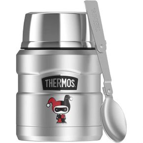 영국 써모스 도시락 Harley Quinn Cute Chibi THERMOS STAINLESS KING 스테인리스 스틸 Food Jar