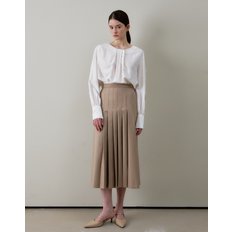 PLEATS SKIRT BEIGE  플리츠 스커트 베이지