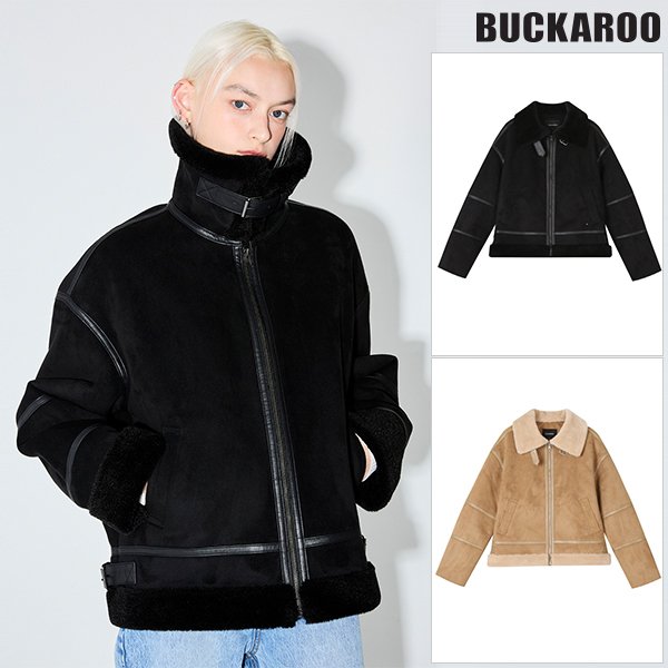 [여주점] 여성 오버사이즈 무스탕(B244LI640P)