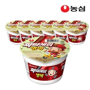 농심 짜파게티 범벅 작은컵 70g 6개