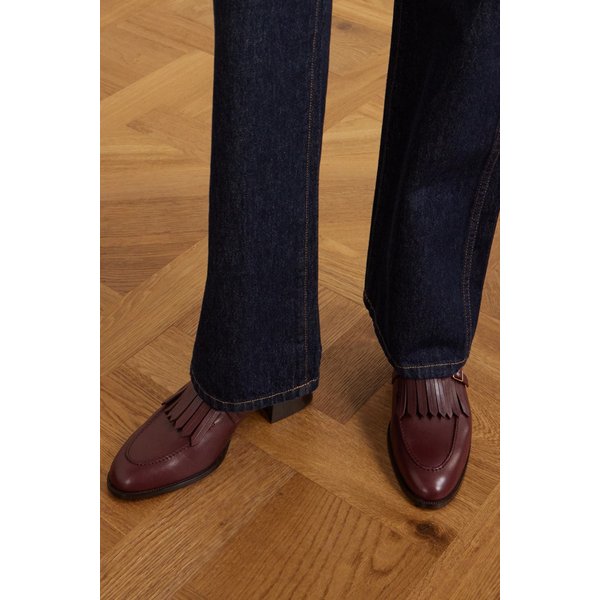 페넌 프린지 가죽 로퍼 46376663162893148