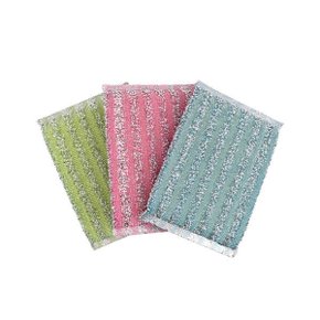 FROG 베이직 칼라 은사수세미 소 무포장1P (색상랜덤) 다용도 수세미