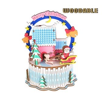 WOODABLE 우더블 크리스마스-3D퍼즐 오르골(MUB05)