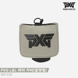  [카네정품]2023 PXG L&L 퍼터 헤드커버[베이지][남여공용][말렛형]