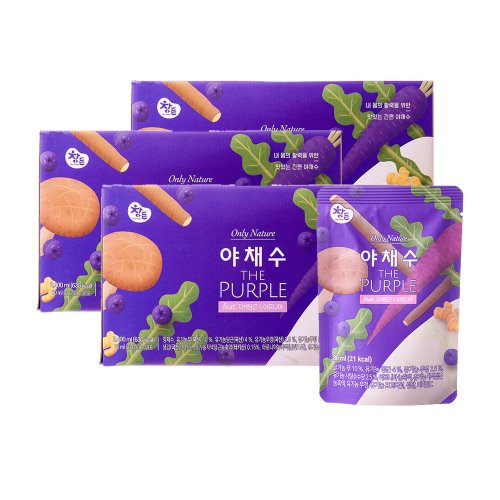 아로니아를 첨가한 야채수 더 퍼플 80ml x 90포