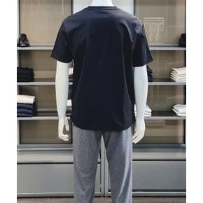 소로나 라운드넥 반팔 티셔츠 ADF2TR1901_BK