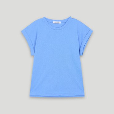 코데즈컴바인 턴업 솔리드 캡소매 티셔츠 (CKB-TS389W5)
